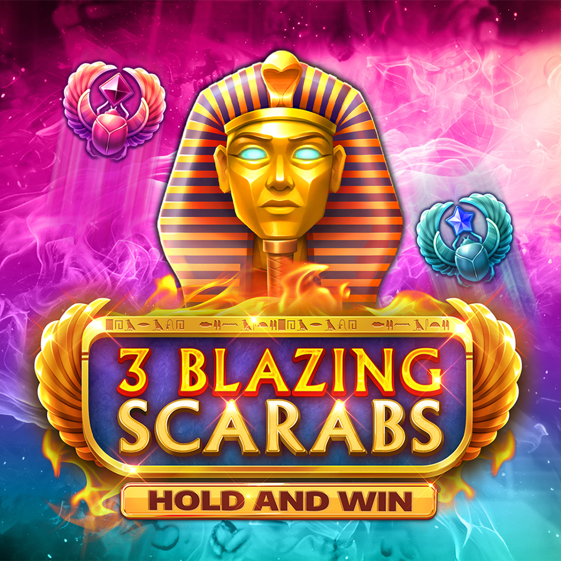 3 Blazing Scarabs Hold and Win