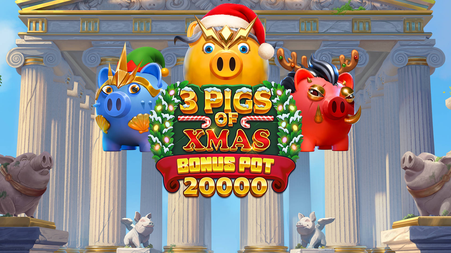 3 Pigs of Xmas Bonus Pot 20000