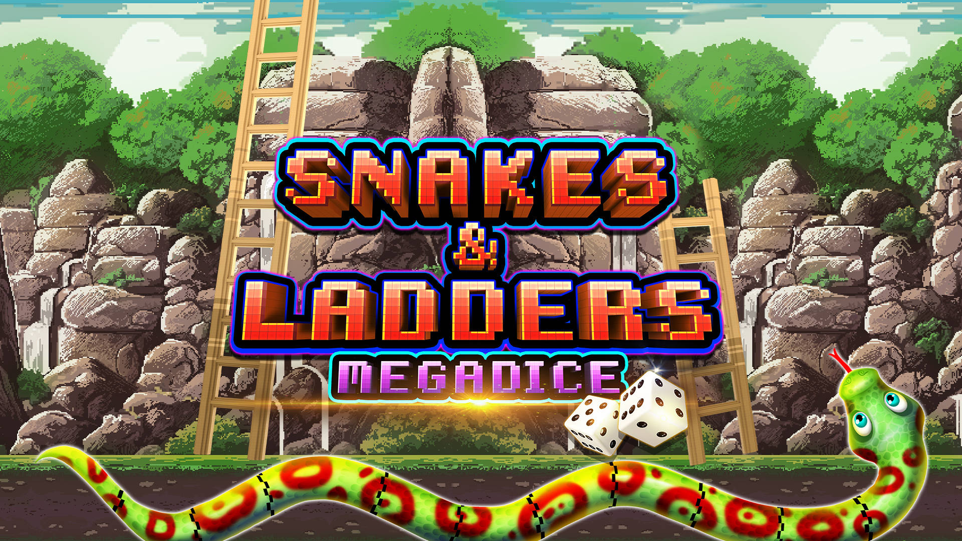 Snakes and Ladders Megadice Spiel
