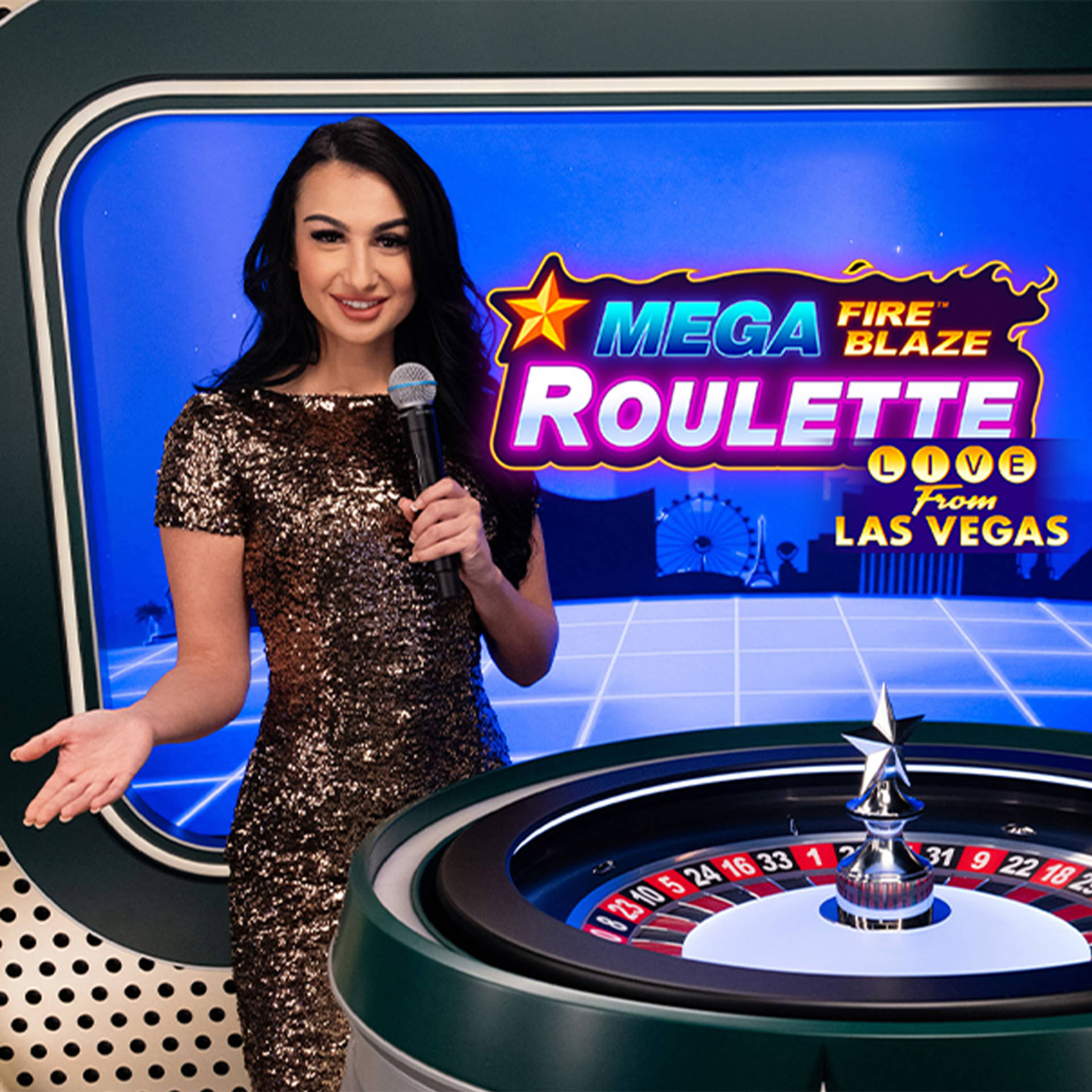 Vegas Mega Fire Blaze Roulette Live